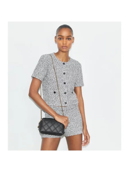 Torebka crossbody Tory Burch skórzana czarna