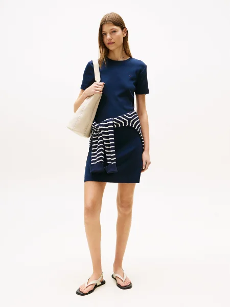 Tommy Hilfiger Rochie de zi New Cody Bleumarin albastru