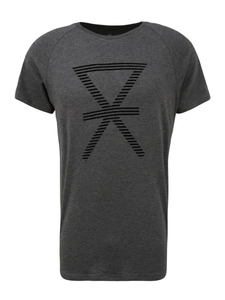 JBS OF DENMARK Tricou gri închis negru