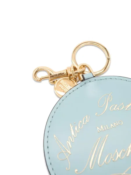 Colier Moschino din piele albastru