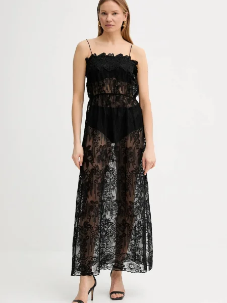 Ermanno Scervino rochie maxi drept negru