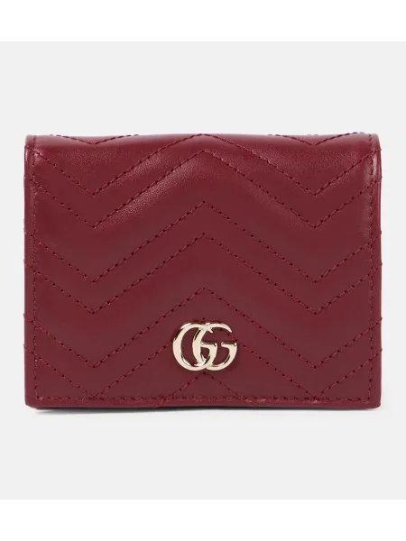Kožni novčanik Gucci bordo