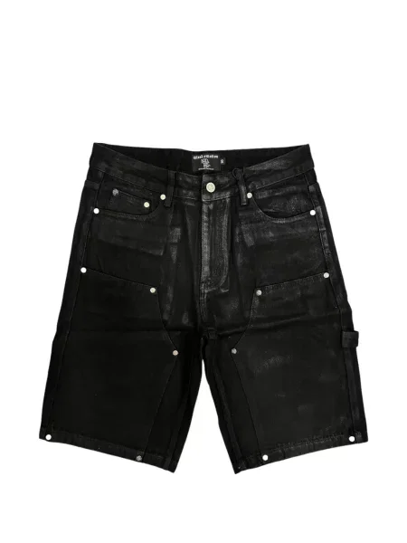 Pantaloni scurți Mixed Emotion cu autograf negru