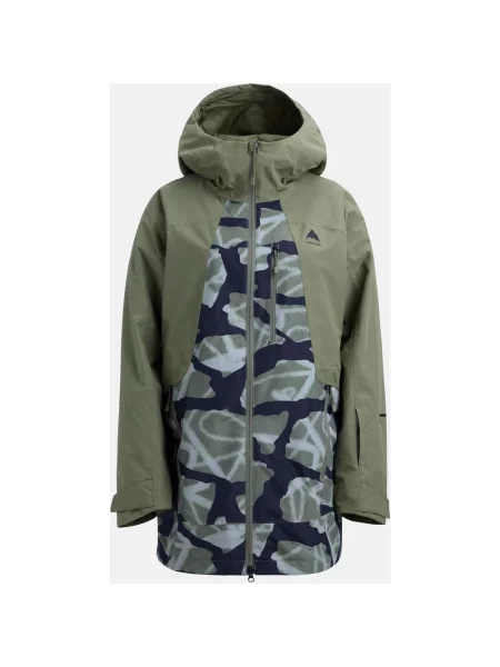 Kurtka z kapturem Burton Reserve 2L khaki XS zielony
