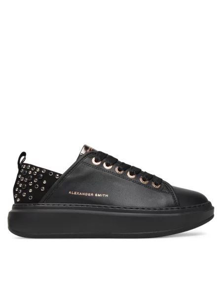 Sneakersy Alexander Smith czarne