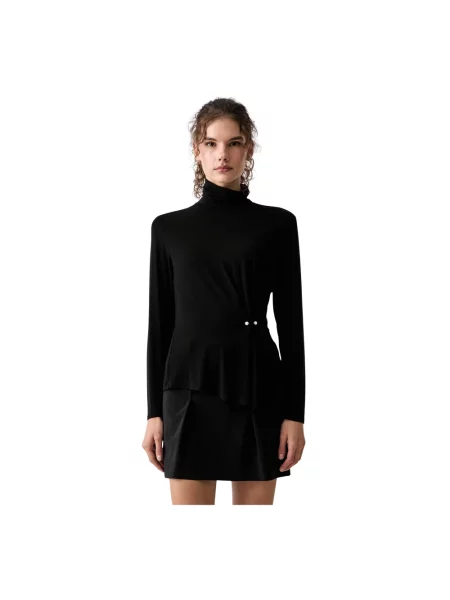 Top Twinset do golfa czarny
