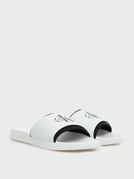 Неопреновые шлепанцы Calvin Klein белые