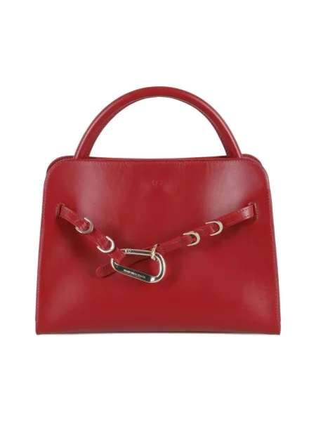 Shopperka Francesco Biasia skórzana czerwona