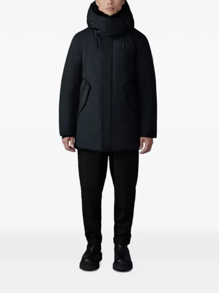 Palton Mackage cu glugă negru
