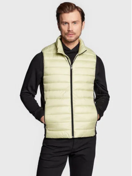 Calvin Klein Vestă Side Logo Regular Fit verde