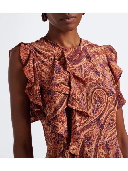 Rochie midi Ulla Johnson de mătase