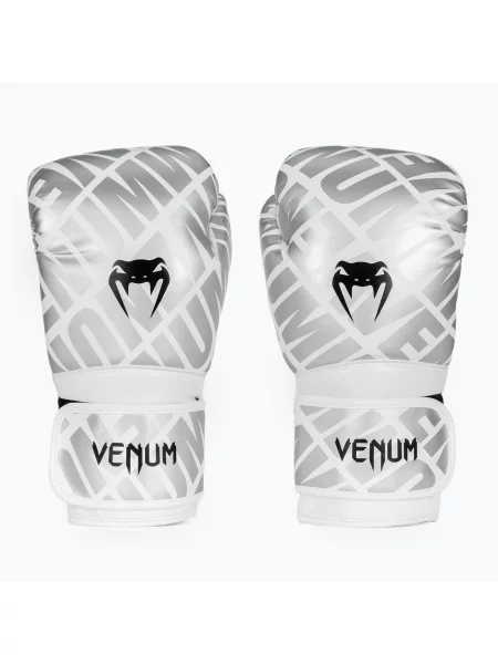 Rękawice bokserskie Venum Contender XT Boxing white/silver białe