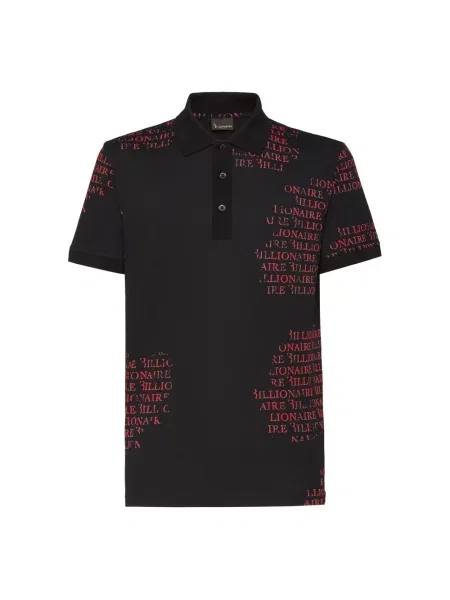 Koszulka polo Billionaire czarna