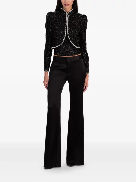 Pantaloni Alice + Olivia negru