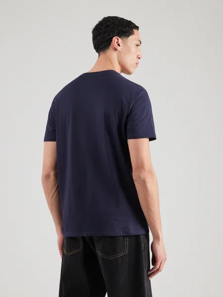 GUESS Tricou bleumarin / fumuriu / argintiu albastru