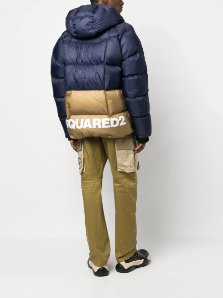 Raštuotas striukė Dsquared2 mėlyna