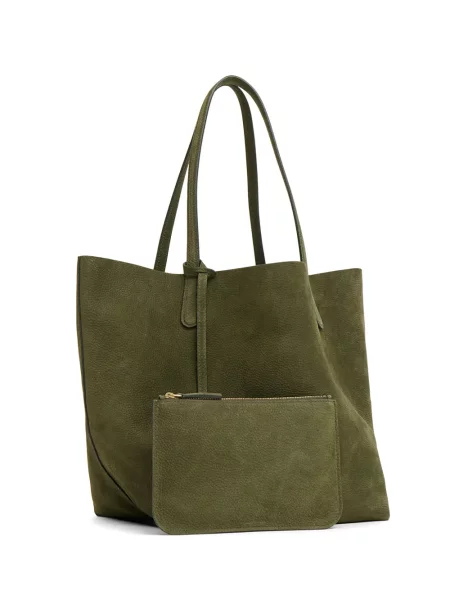 Geantă shopper Mansur Gavriel din piele verde