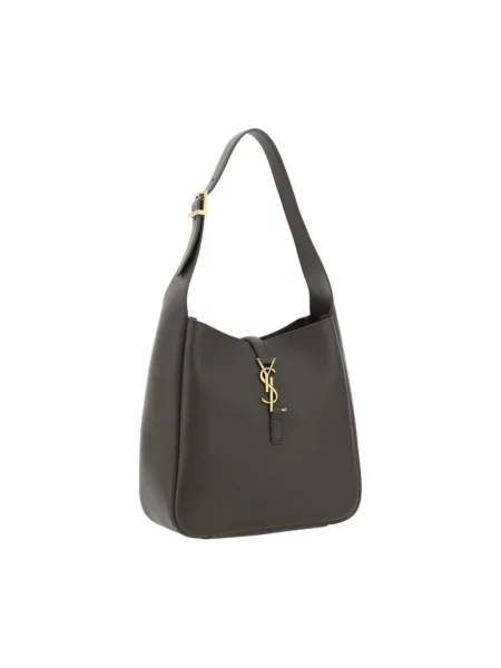 Torebka Saint Laurent skórzana zielona