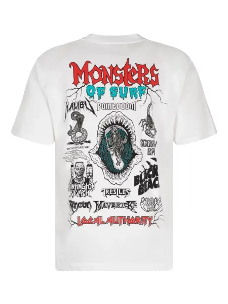 Tricou Local Authority cu imagine alb