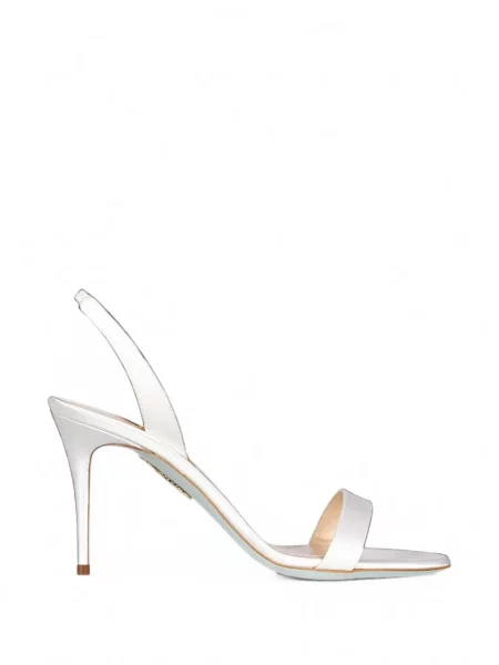 Sandale Aquazzura alb