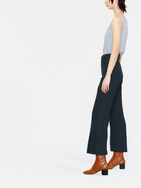 Spodnie dzwony Stella Mccartney dzwony niebieskie