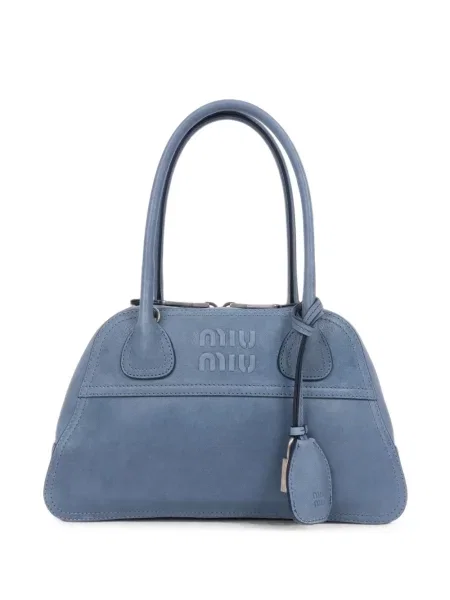 Geantă Miu Miu din piele albastru