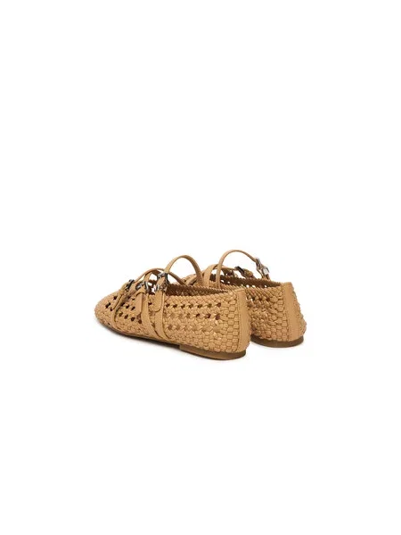 Baleríny MICHAEL Michael Kors Indy Flex béžová