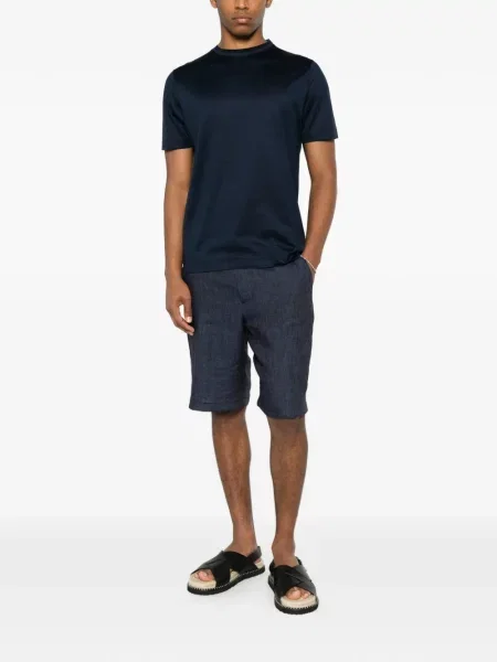Scurt tricou Canali albastru