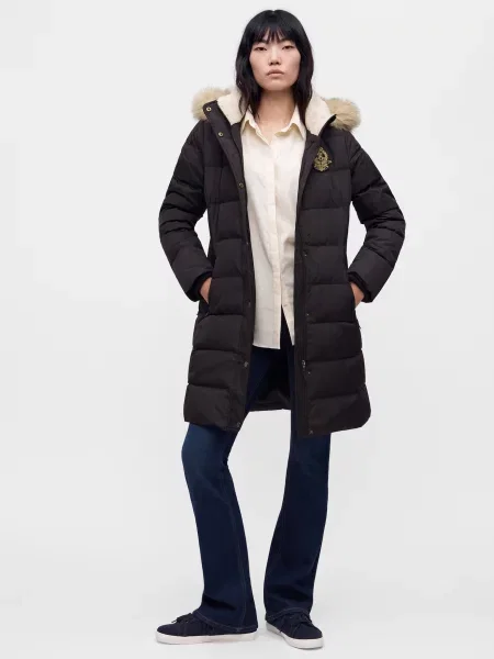 Lauren Ralph Lauren Zimní kabát černá