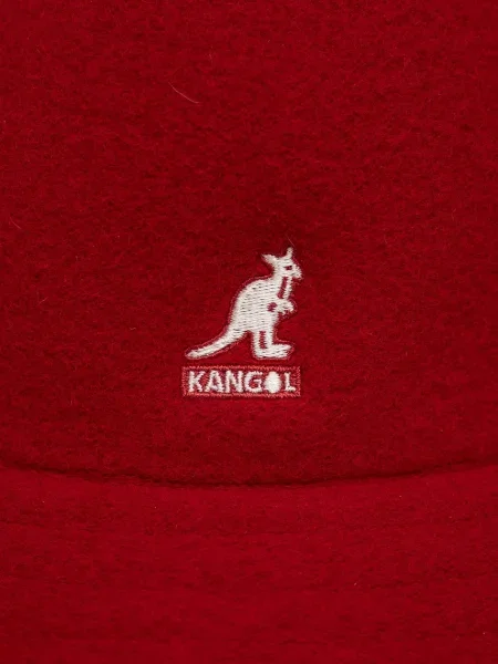 Vlněný klobouk Kangol vlněný červená