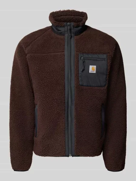 Carhartt WIP bluza polarowa Prentis Liner gładka brązowy