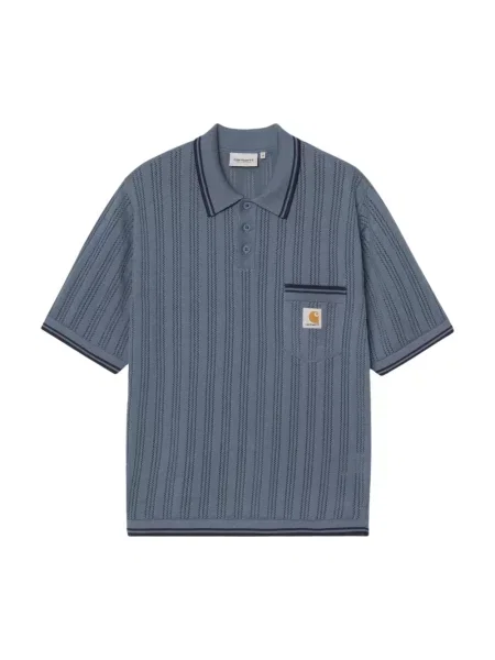 Koszulka polo Carhartt Wip niebieska