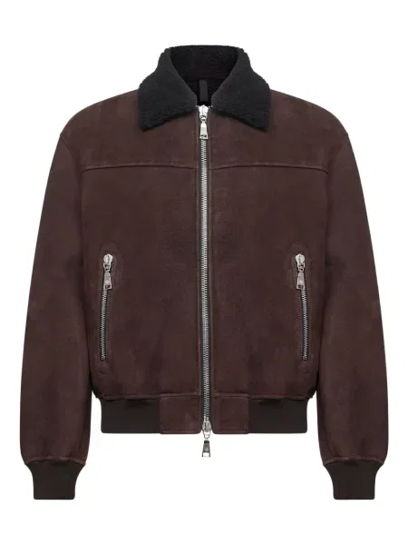 Яке тип бомбър Tagliatore кафяво