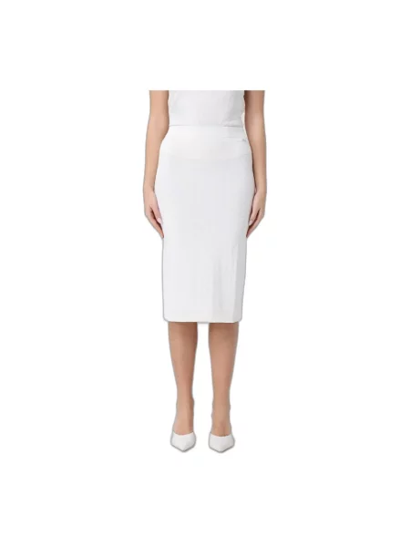 Spódnica midi Armani Exchange biała
