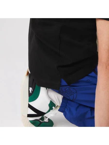 Lacoste поло чорне