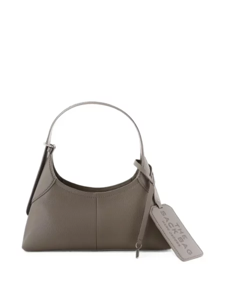 Cu centură curea Marc Jacobs din piele gri
