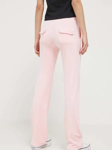 Spodnie dresowe Juicy Couture różowe