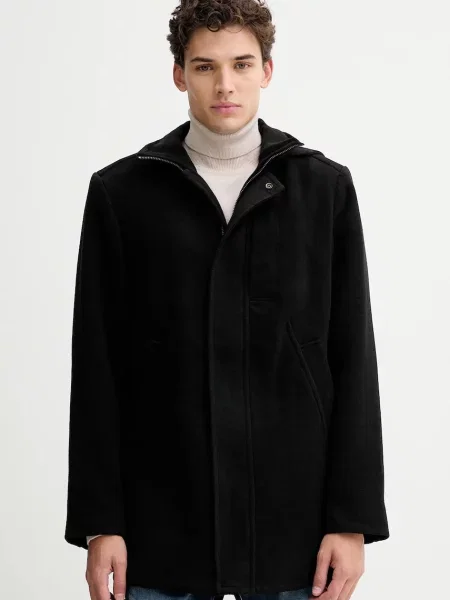 Palton G-star de lână negru