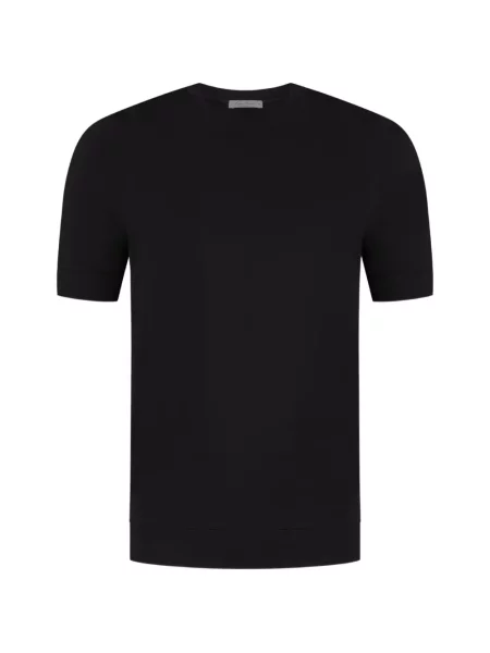 Tricou Stefan Brandt cu decolteu rotund negru