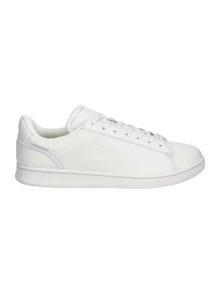 Sneakersy Lacoste skórzane białe