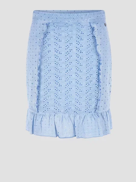 Спідниця міні GUESS блакитний