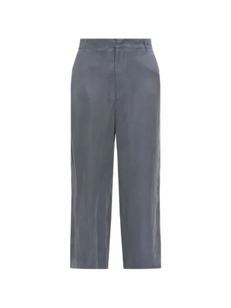 Pantaloni Giorgio Armani fără toc gri