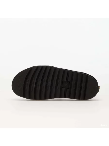 Sandały Dr. Martens skórzane na platformie na ramiączkach czarne