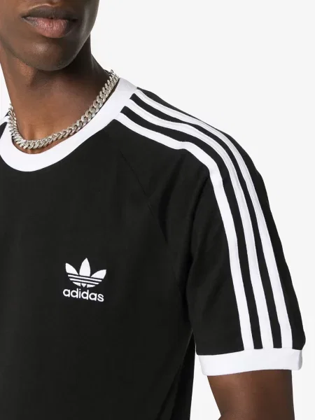 Tricou Adidas cu broderie negru