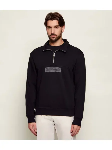 Napapijri Hanorac B-BOX LOGO HZ | Relaxed fit negru