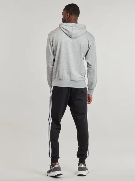 Frotir majica s kapuljačom Adidas s autogramom siva