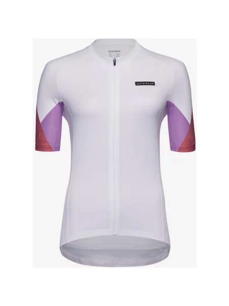 Koszulka rowerowa GOREWEAR Spirit Triangles krótki rękaw L biały