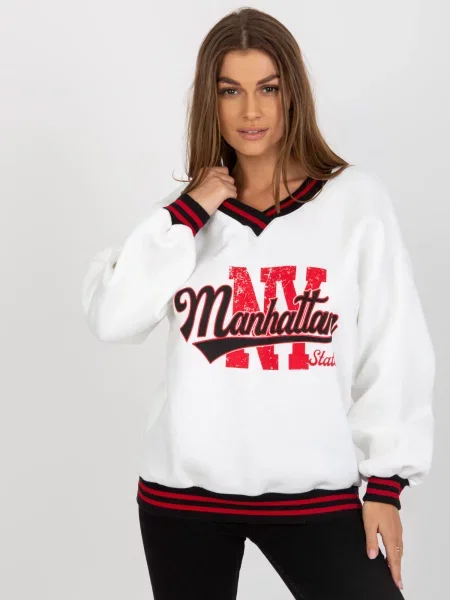 Hanorac Fashionhunters alb