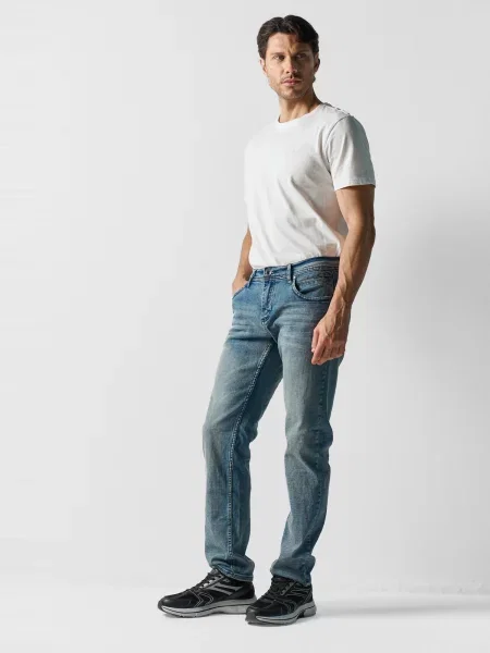 KOROSHI Jeans denim albastru