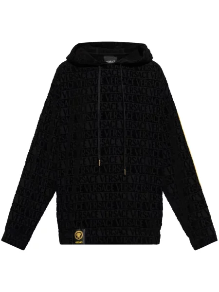 Hanorac cu glugă Versace negru